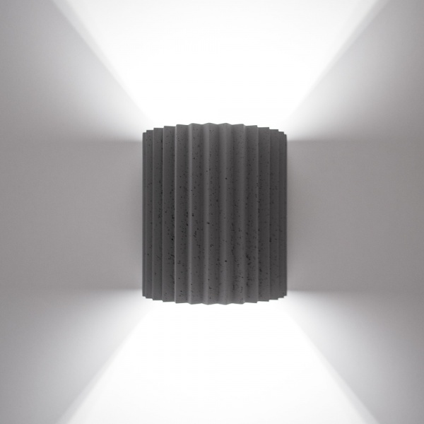 Светильник настенный 1x40 Вт G9 серый YORK D2203 BT 