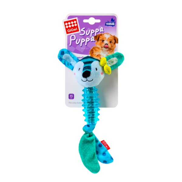 Іграшка для собак GiGwi Заєць з пискавкою Suppa Puppa 15 см