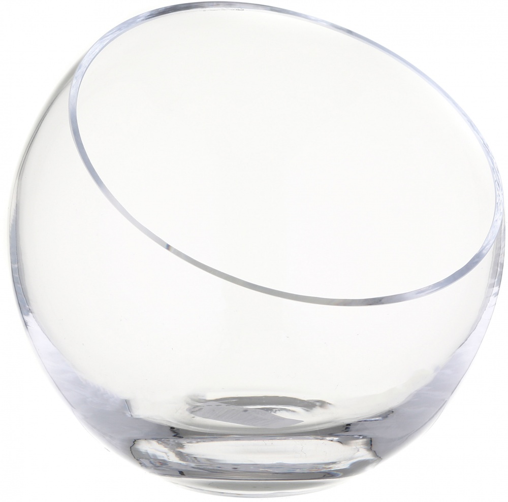 Ваза стеклянная Wrzesniak Glassworks 15-1447M 13 см прозрачная 15-1447M