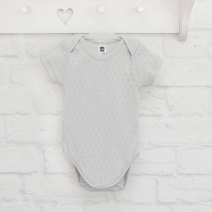 Боді унісекс Blanka р.56-62 сірий 110738