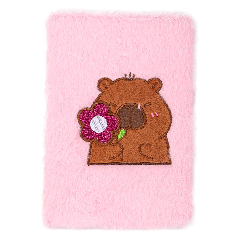 Блокнот плюшевий Forme CAPYBARA 4 А5 80 арк. KIDS Line