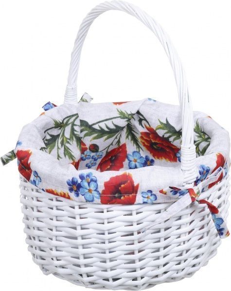 Корзина плетеная с текстилем Tony Bridge Basket 28x16/35 см Easter 19-1-2 