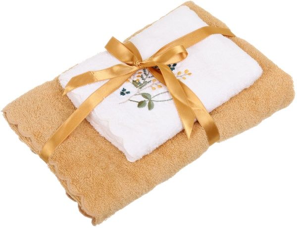 Набір рушників Sophie 2 шт. гірчичний La Nuit 