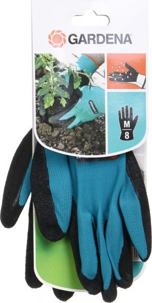 Рукавички Gardena для роботи з грунтом з покриттям латекс M (8) 00206-20.000.00