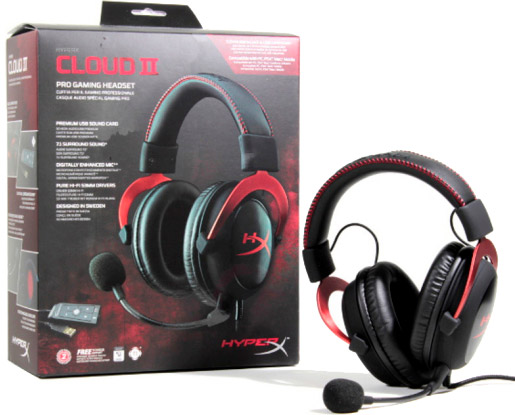 Навушники HyperX Cloud II black/red (4P5M0AA) 
