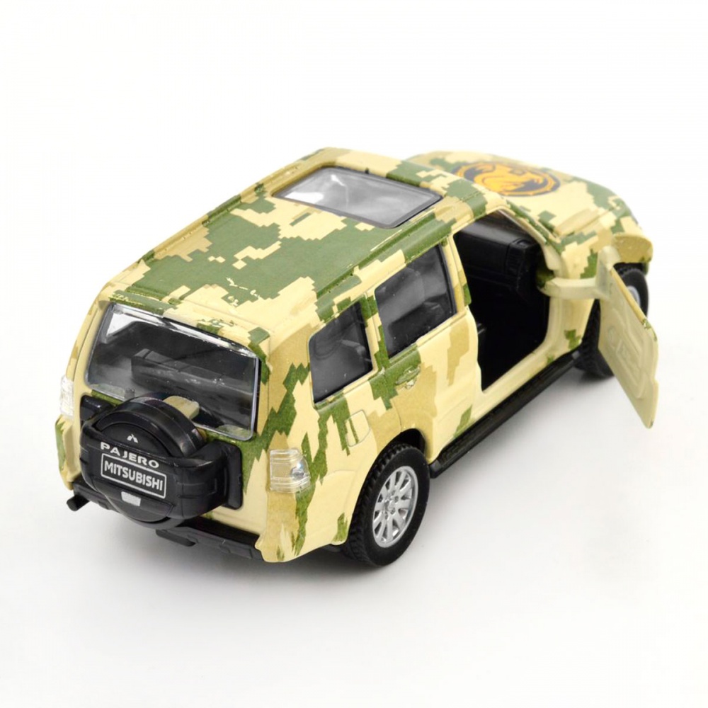 Автомодель TechnoDrive 1:32 серии Шевроны Героев Mitsubishi Pajero 4WD Tubro 47 ОМБр 250361M