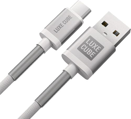 Кабель Luxe Cube Type-C to USB 1 м срібний (8886668688949) 