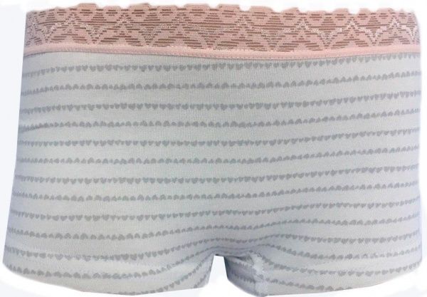 Трусики для девочек Bibo р.128 белый с розовым 12130 