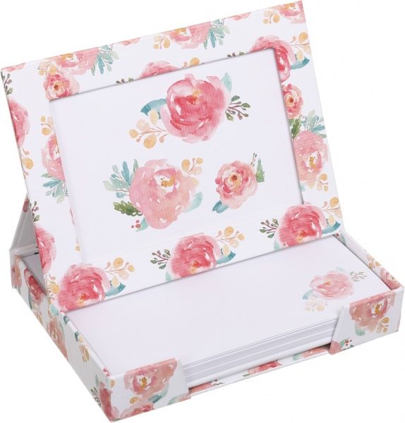 Папір для нотаток у підставці Фоторамка Піони