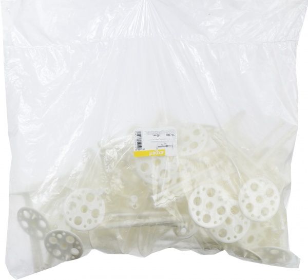 Дюбель для теплоізоляціїдля пінопласту з подовженою зоною розпору 10x120 мм 50 шт. Expert Fix