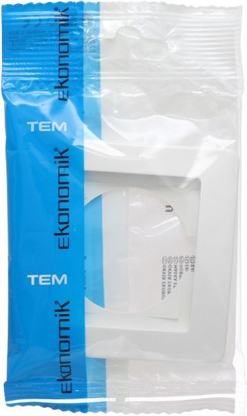 Рамка TEM Ekonomik белый 4324120