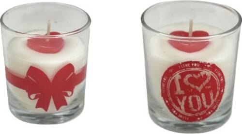 Свеча в стакане Pako-If Verona Heart 236 