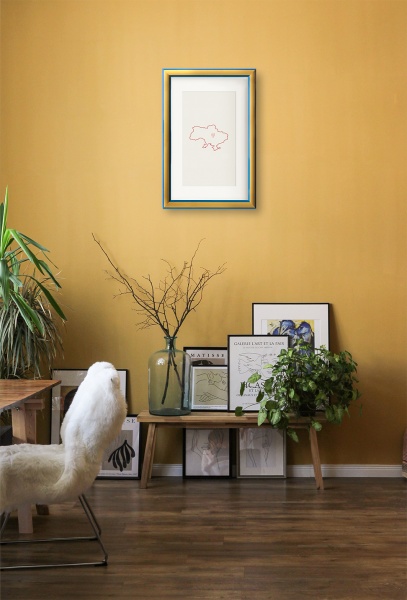 Рамка Marco 2313 1 фото 15х20 см синій із жовтим 