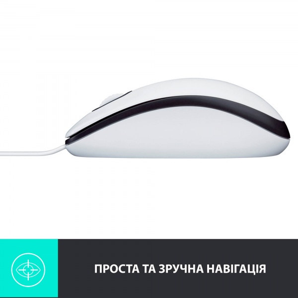 Миша Logitech M100 EMEA white (910-006764) 
