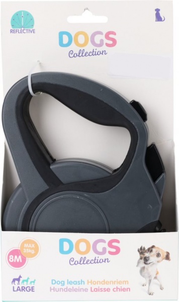 Поводок-рулетка Koopman светоотражающий 8 м в ассортименте (491710350)