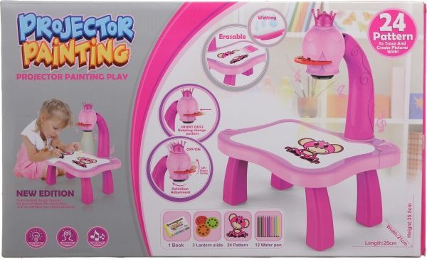 Проектор для рисования Project розовый YM6446
