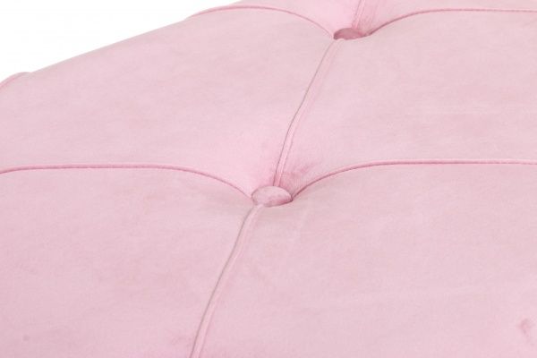 Банкетка декоративная пудровая 90x40х45 см 