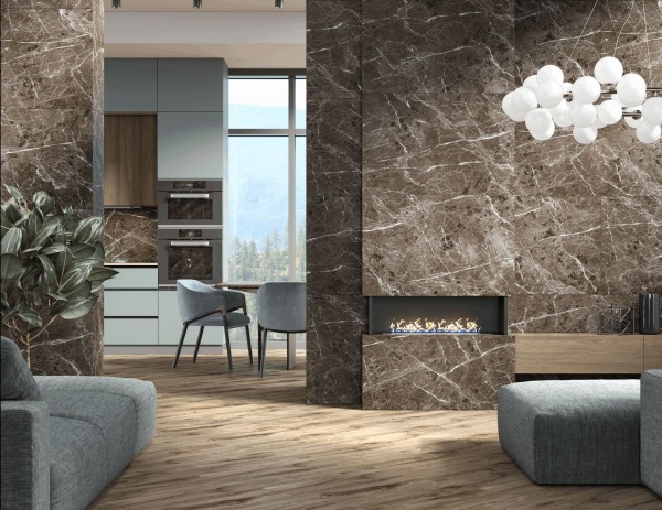 Плитка INTER GRES Naomi коричневий темний 60x60 /170 032 