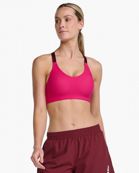 Бра 2XU Aero Medium Impact Bra WR6347a_FSA/TRU р.S рожевий