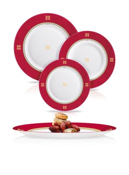 Сервиз столовый Essence Neo Rubis 25 предметов Luminarc