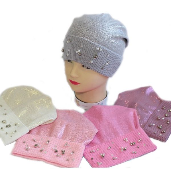 Шапка для девочек р.48-50 в ассортименте 2281 