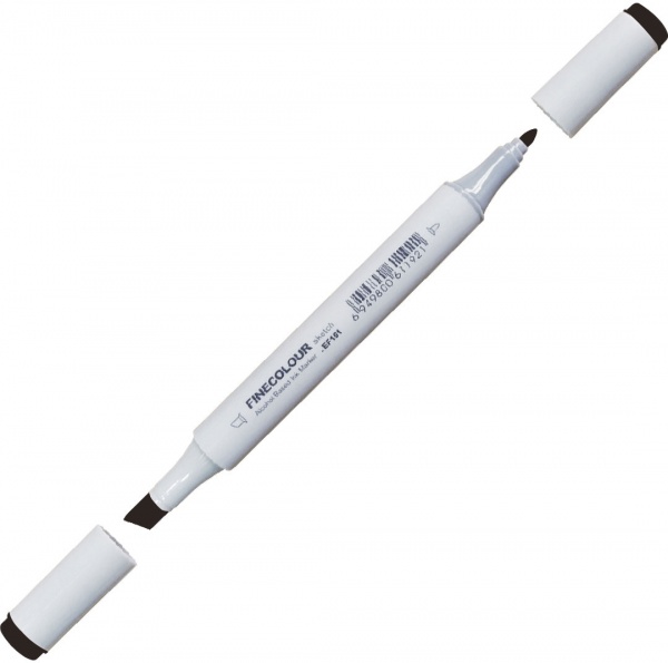 Маркер спиртовой FINECOLOUR Junior EF101-191 черный 