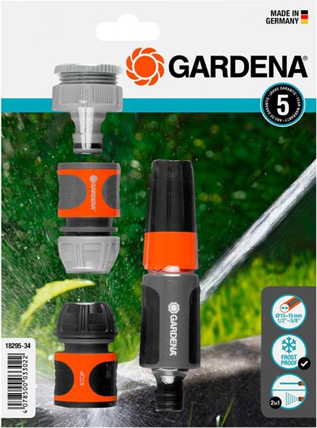 Набор Gardena наконечник для полива Classic + комплект 1/2 18295-20