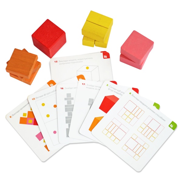 Набір навчальний Igroteco Логічні кубики Частини і ціле 900460