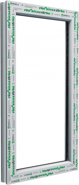 Окно глухое Steko S400 58 500x1000 мм без открывания 