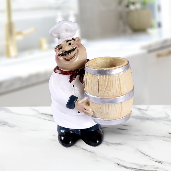 Статуэтка для зубочисток Повар DH-ST-02-1 White МВМ