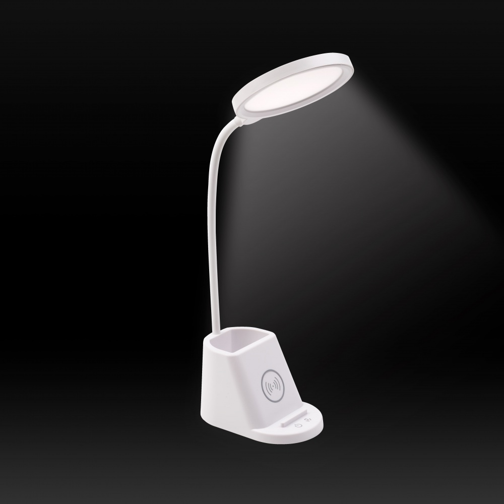 Настольная лампа офисная Luna Home 5 Вт без цоколя белый ALT-7700W