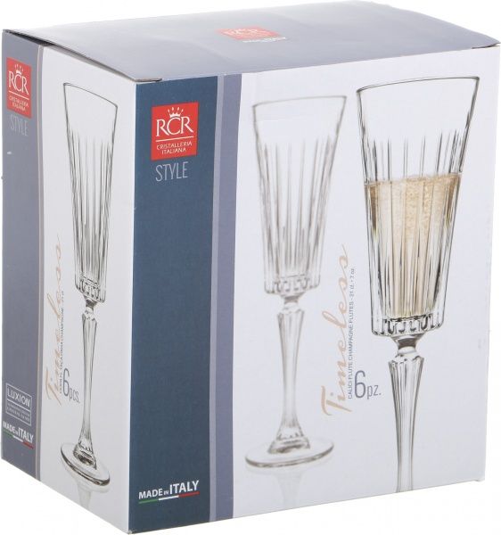 Набір бокалів для шампанського Timeless 210 мл 6 шт. 25879020006 RCR