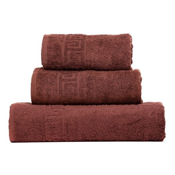 Полотенце махровое 67001 70x140 см коричневый Рашід 