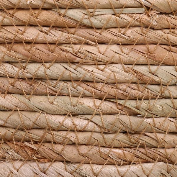 Корзинка с ручками маленький 26х23 см бежево-черный