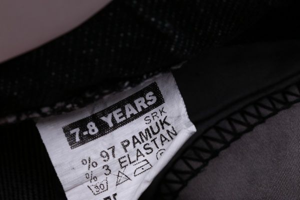 Джинсы Beren Style для девочек 6168 р.146 черный меланж 