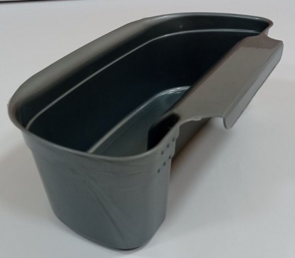 Контейнер-органайзер для сміття підвісний 2,2 л металік Plastic's Craft