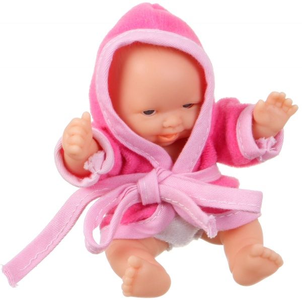 Пупс MERX Limited в шаре 12 см виниловый в халате MX0269215