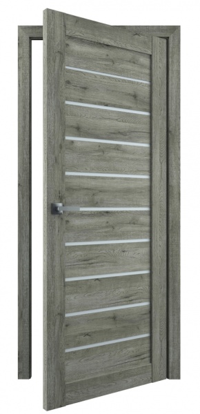 Дверное полотно Dverona 502 ПГ 800 мм дуб вулканический 