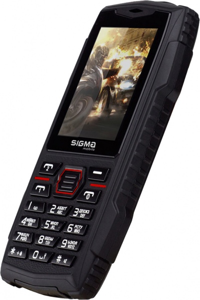 Мобільний телефон Sigma mobile X-treme AZ68 black/red Sigma mobile X-treme AZ68 blac