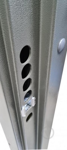 Двері вхідні Булат Сек'юриті 517 дуб немо карбон / дуб немо срібний 2050x850 мм праві