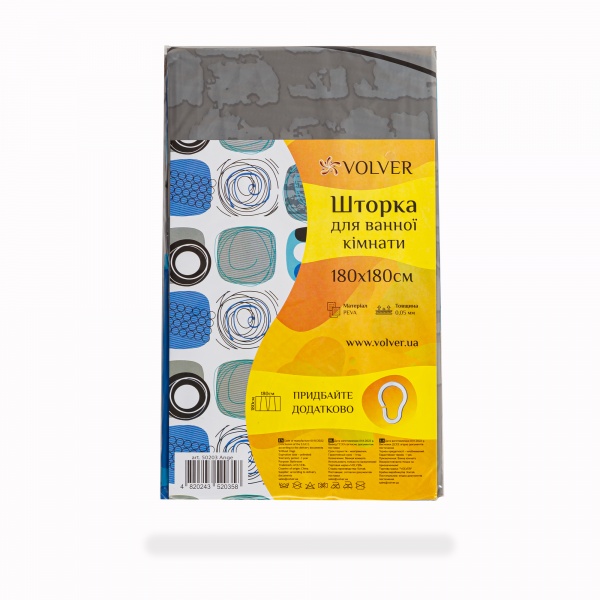 Штора для душа VOLVER Ange 180x180 см 50203