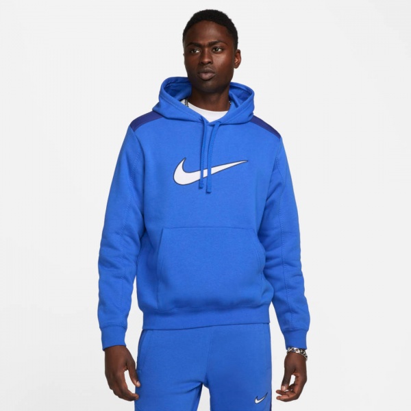 Джемпер Nike M NSW SP FLC HOODIE BB FN0247-480 р.S синій