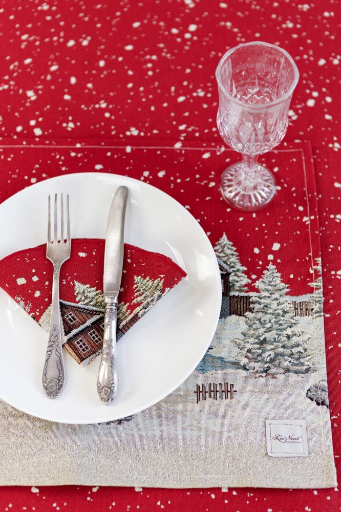 Серветка декоративна La Nuit Північ d28 28x28 см