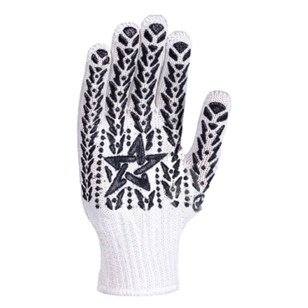 Перчатки со звездой ПВХ Expert 5 нитей 573