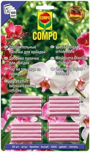 Удобрение-палочки для орхидей Compo 20 шт 1978