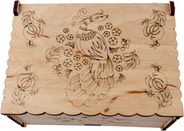 Набор для творчества Зірка Шкатулка Петриковская роспись