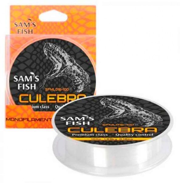 Леска SFML016-100 100м 0,16мм CULEBRA