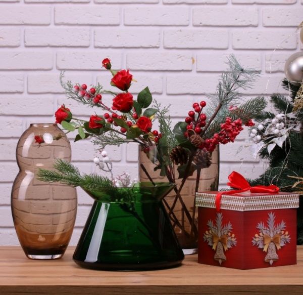 Ваза Патрік 17х24 см зелений Wrzesniak Glassworks