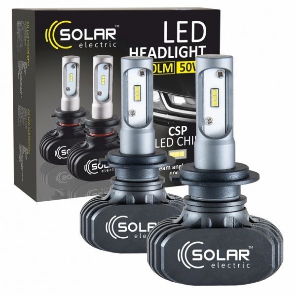 Лампа светодиодная LED Solar H7 10,8-24 В H7 50 В 6000 К
