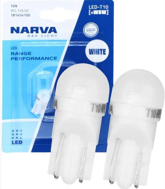 Автолампа светодиодная Narva LED Range Performance T10 0,42 Вт 2 шт.(NV 18145.B2)